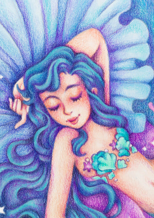 Counting Fish - Original Illustration