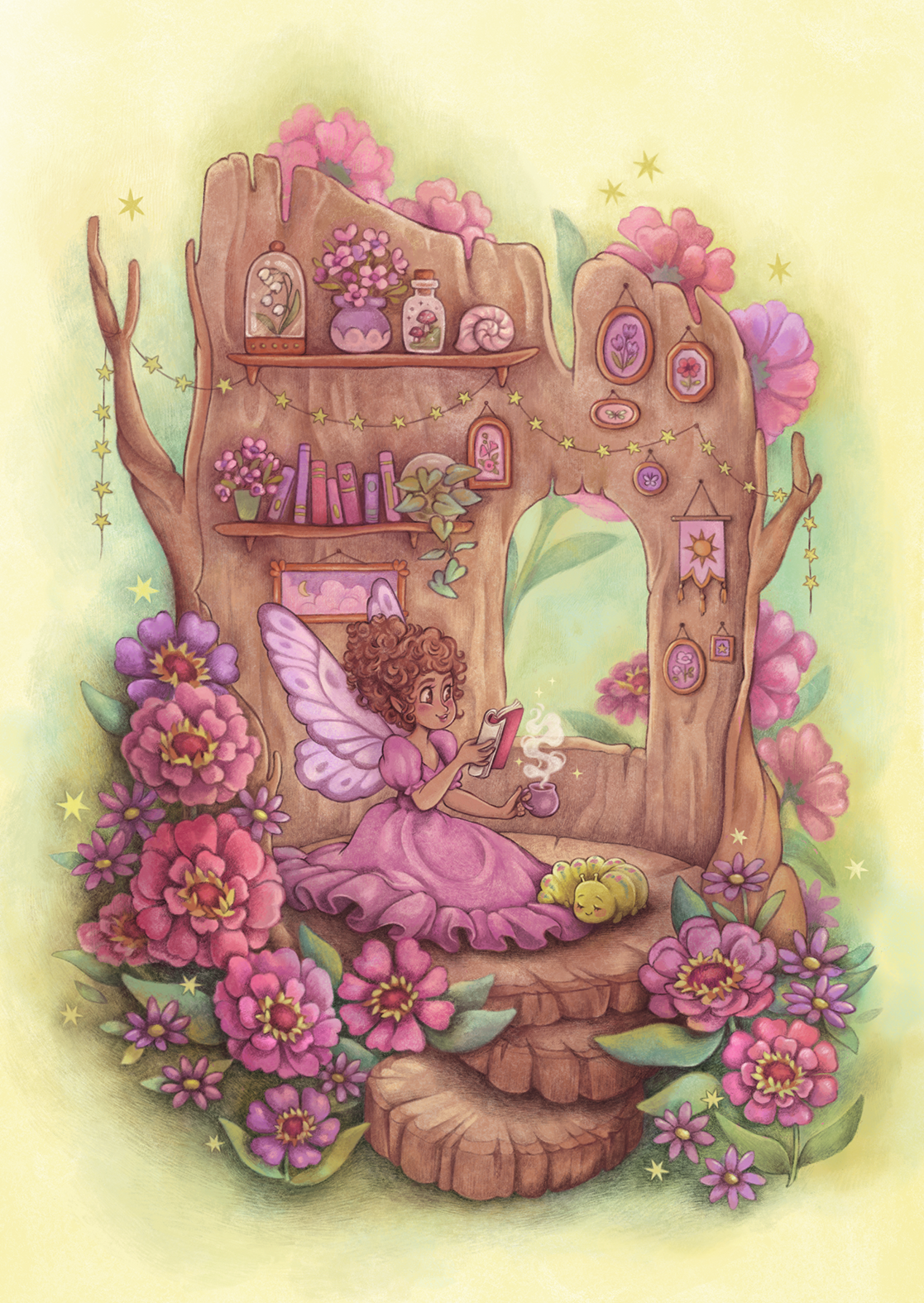 Cosy Book Nook - Fine Art Print