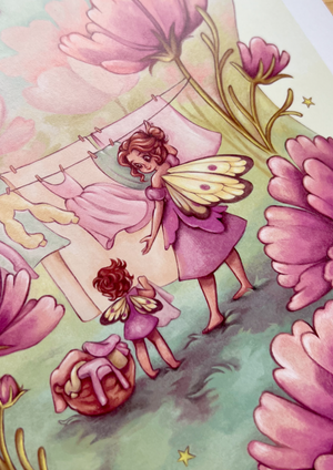 Spring Laundry - Fine Art Print