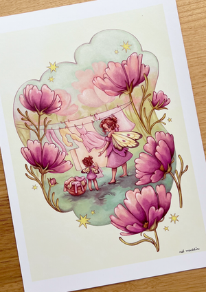 Spring Laundry - Fine Art Print