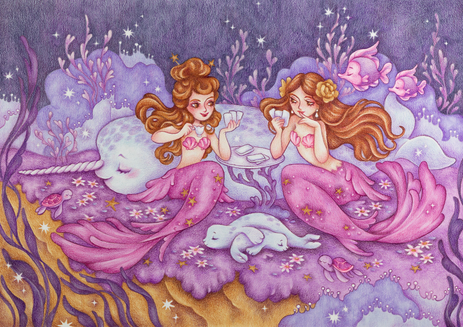 Go Fish - Original Illustration