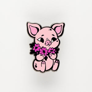 Pink Pig Enamel Pin