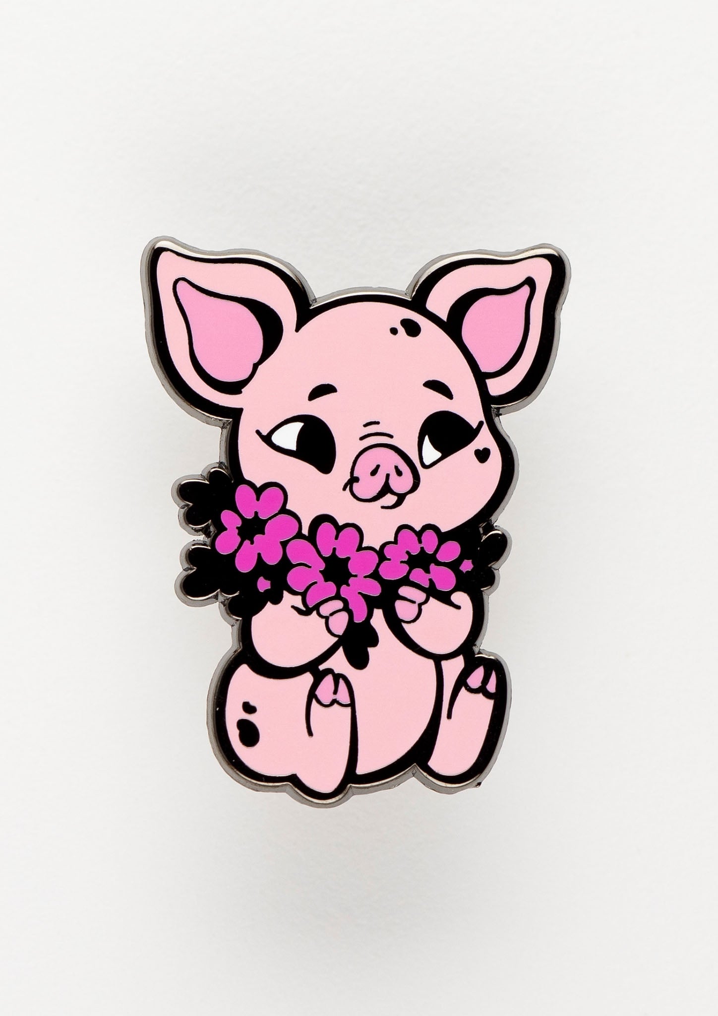 Pink Pig Enamel Pin